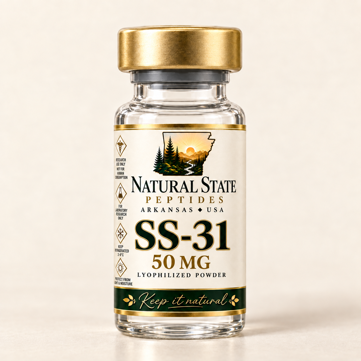 SS-31 50 mg vial from Natural State Peptides